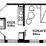 아파트 Appartementhaus Seestern *